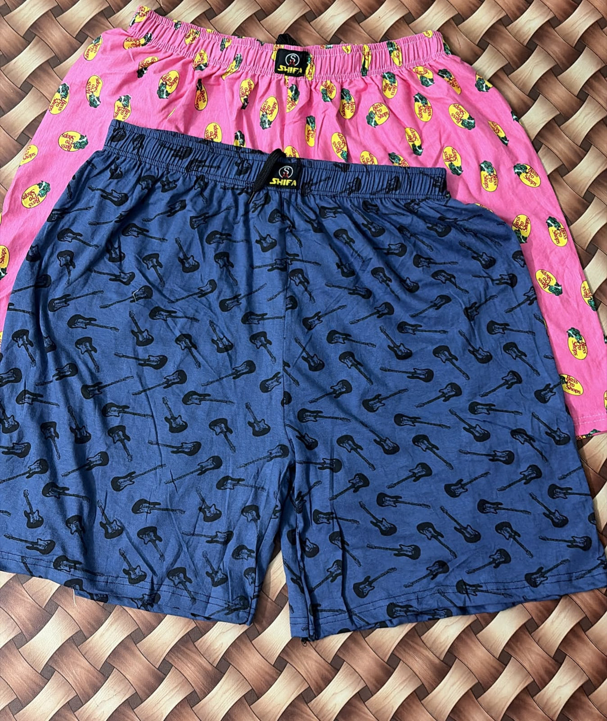 Women's printed shorts free size upto 3xl Pack of 2pcs combo no 42