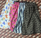 Women's printed shorts free size upto 3xl Pack of 2pcs combo no 42