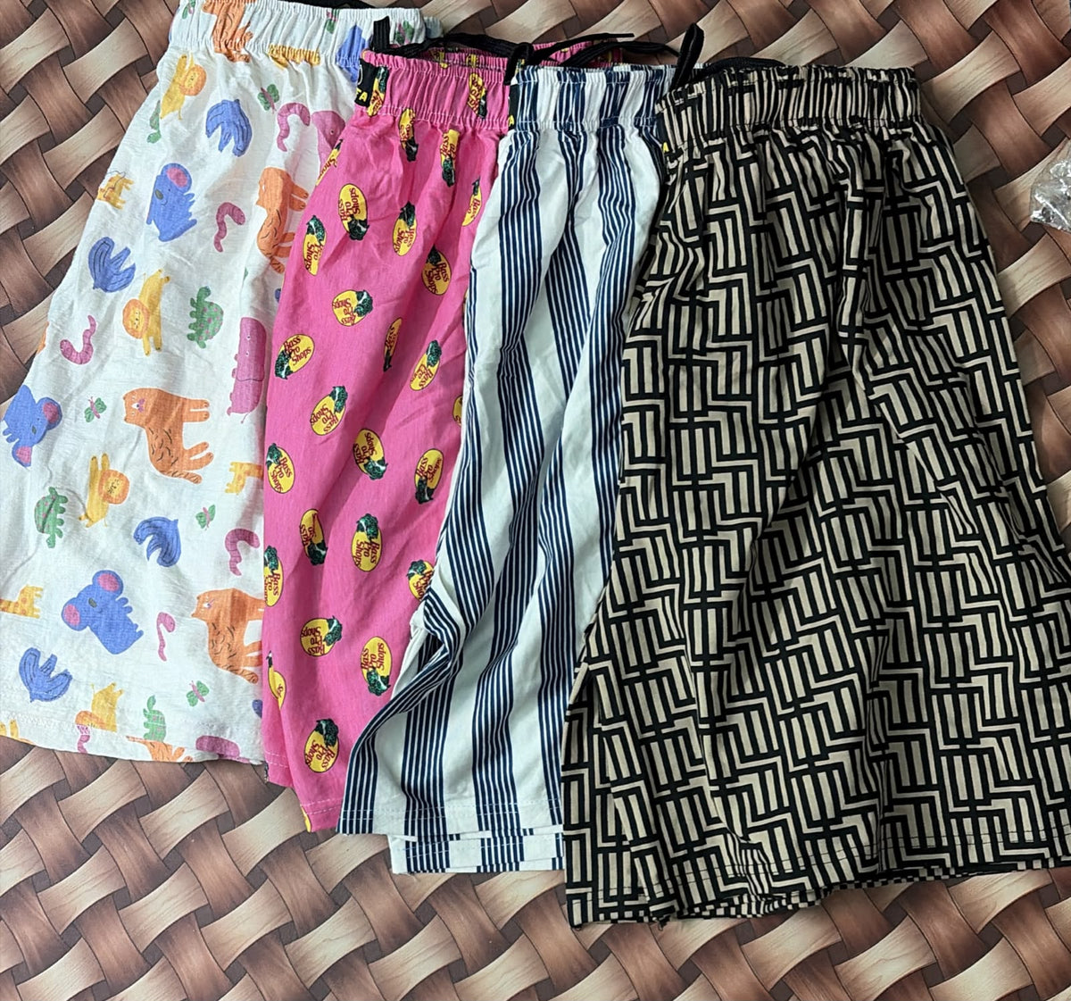 Women's printed shorts free size upto 3xl Pack of 2pcs combo no 42