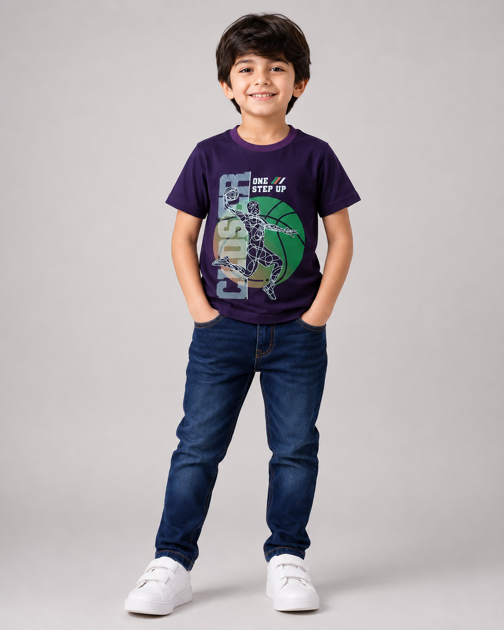 Boy's T-Shirt Combo No 34 (Pack of 5 pieces)