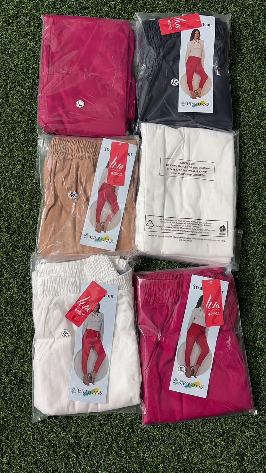 Women's cotton straight pant
