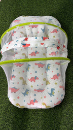 Baby bed with mosquito net cotton fabric