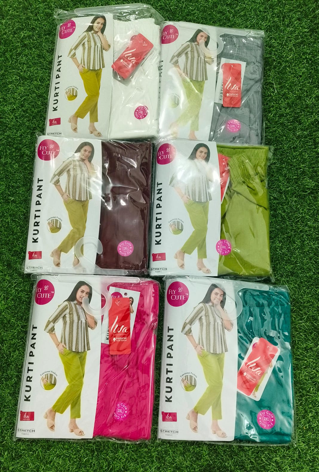 Fly Cute Brand Viscose Cotton Straight Pant