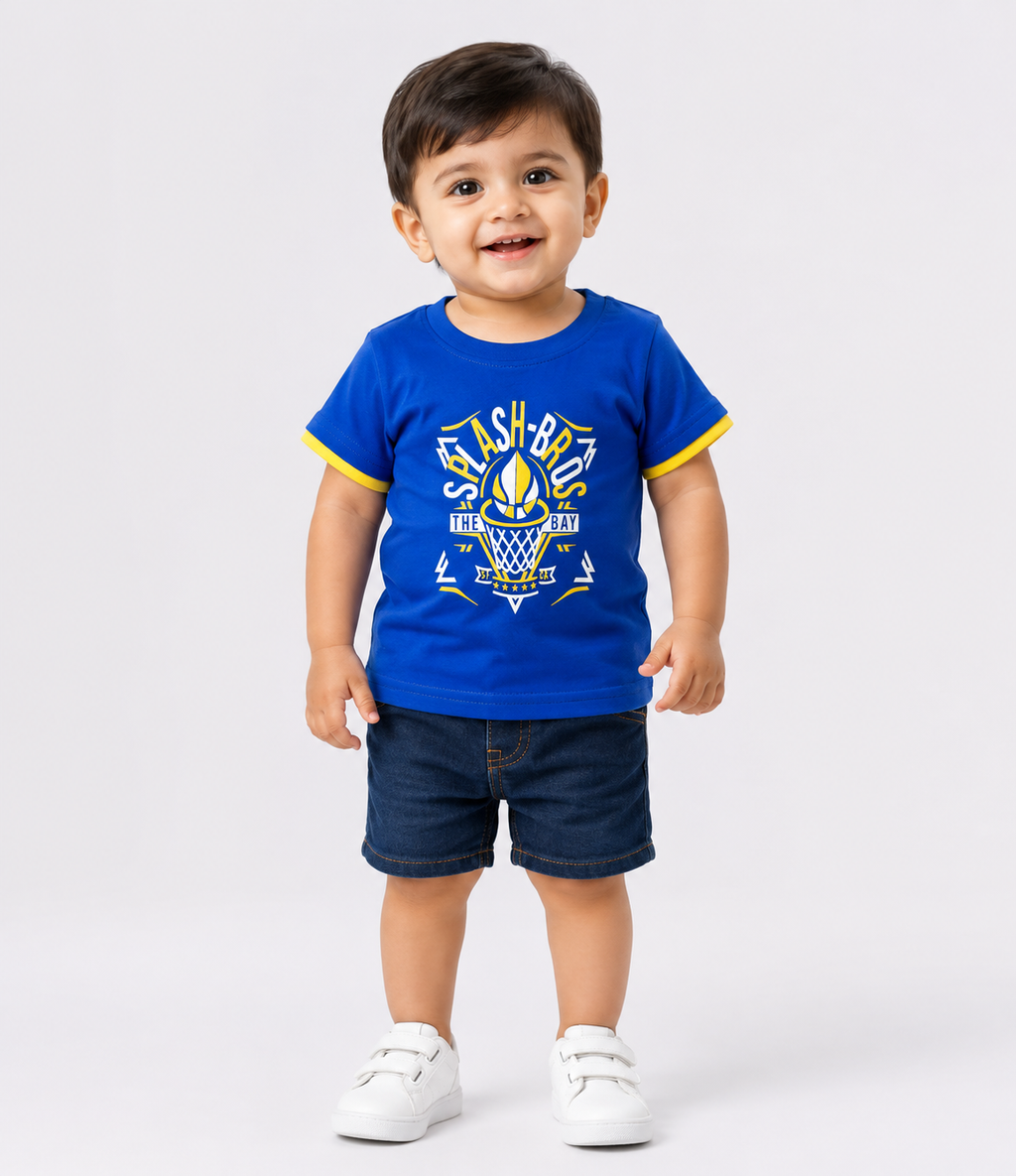 Boy's T-Shirt - Combo No 33 (Pack of 5 pieces)