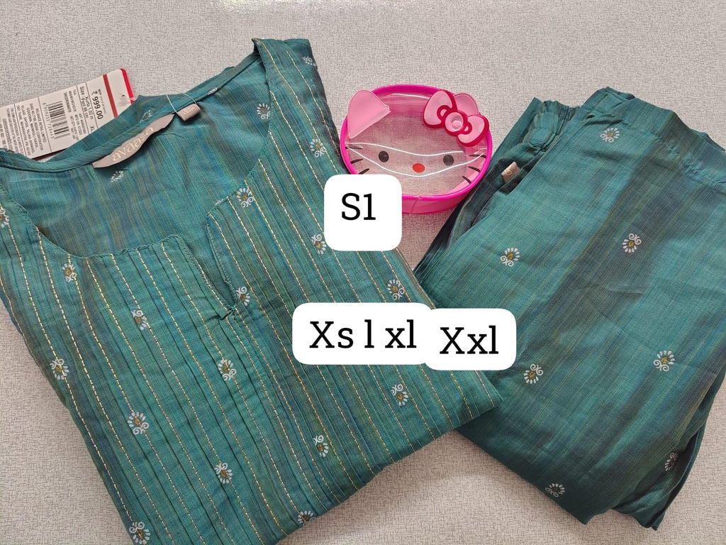 Avaasa Brand Kurti Set | Wholesale