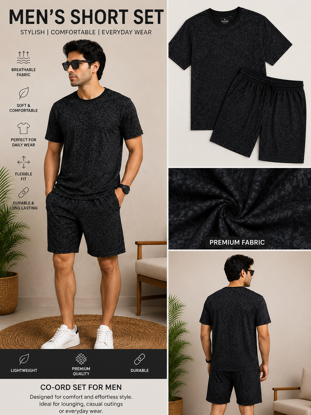 My Attire Brand Men's Co-Ord Set