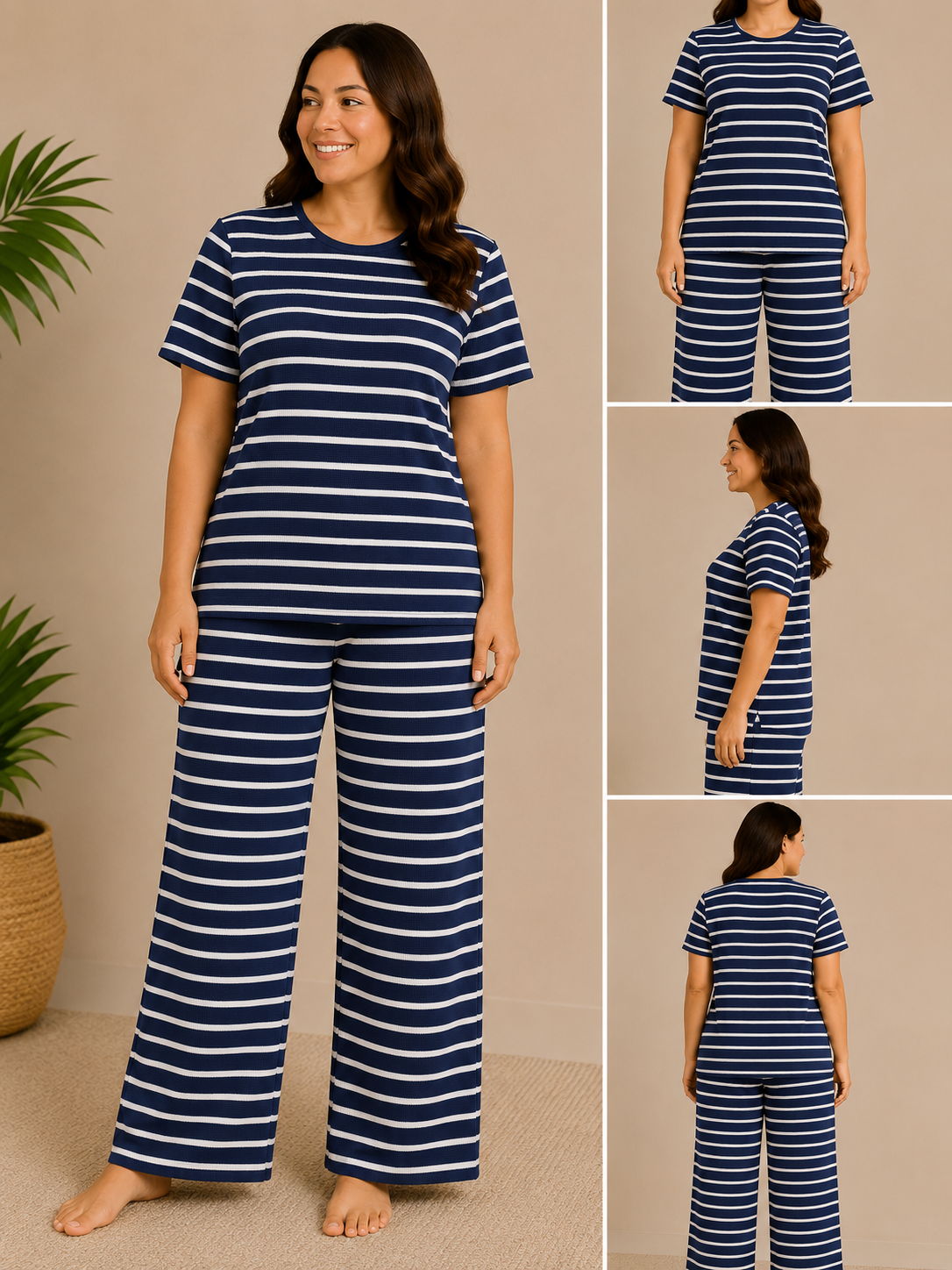 Jumbo Size Women's Co-Ord Set colour assorted