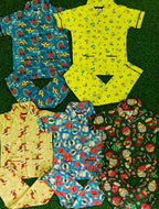 Unisex Kids’ Half-Sleeve Night Suit | Combo No 14