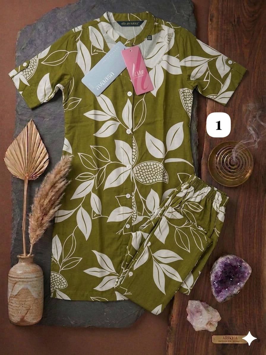 Avaasa Brand Kurti Co Ord Set