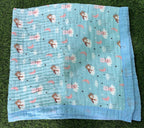 Baby crinkled 6layer muslin blanket