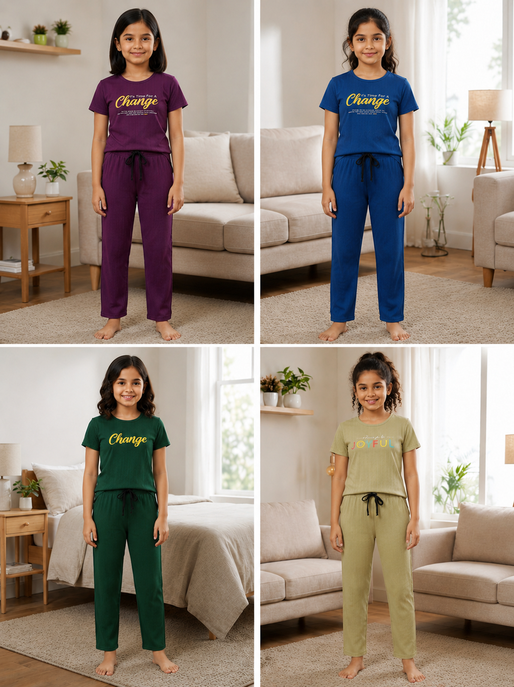 Girl's Celebrities Trending Co Ord Set