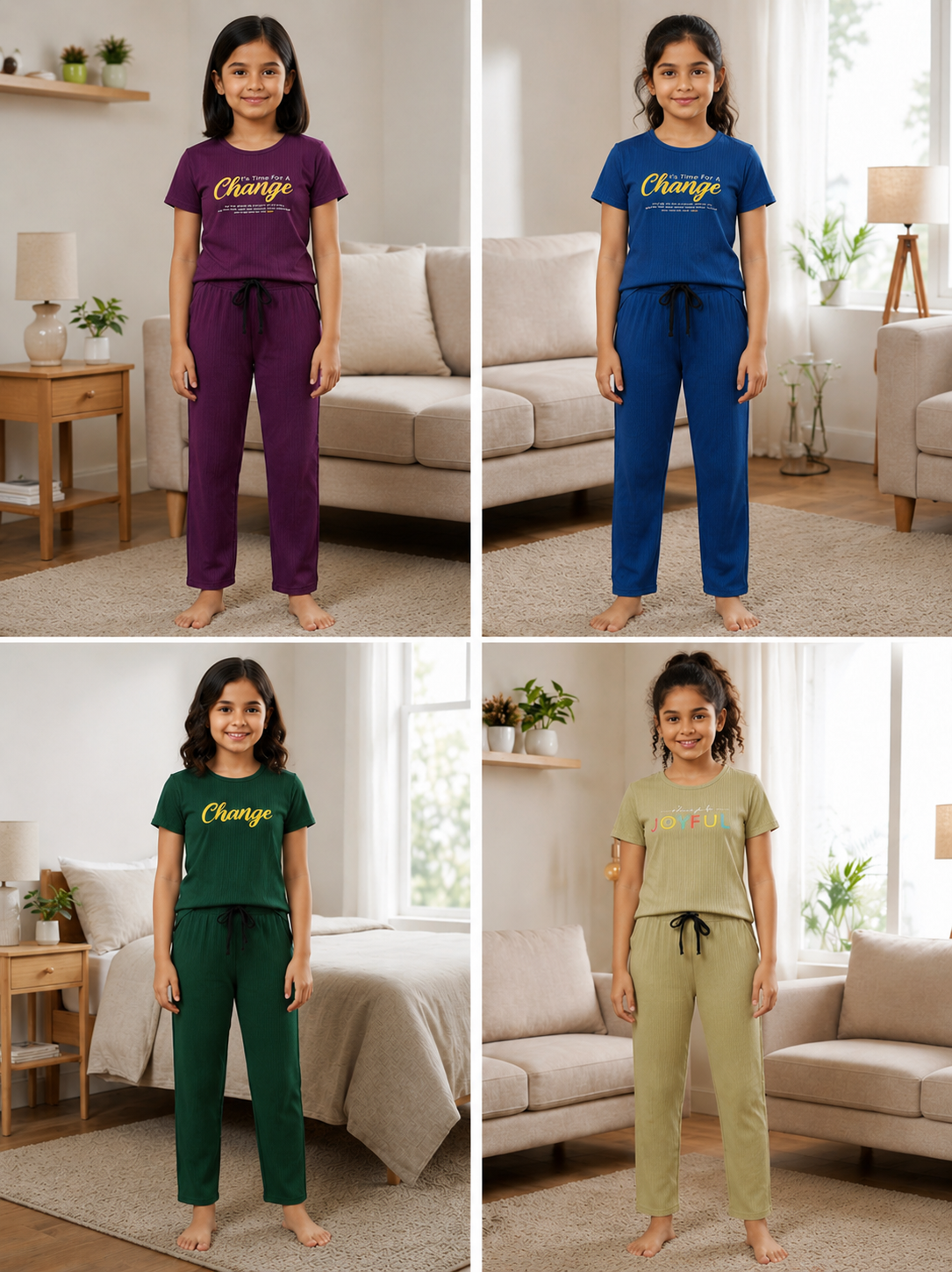 Girl's Celebrities Trending Co Ord Set