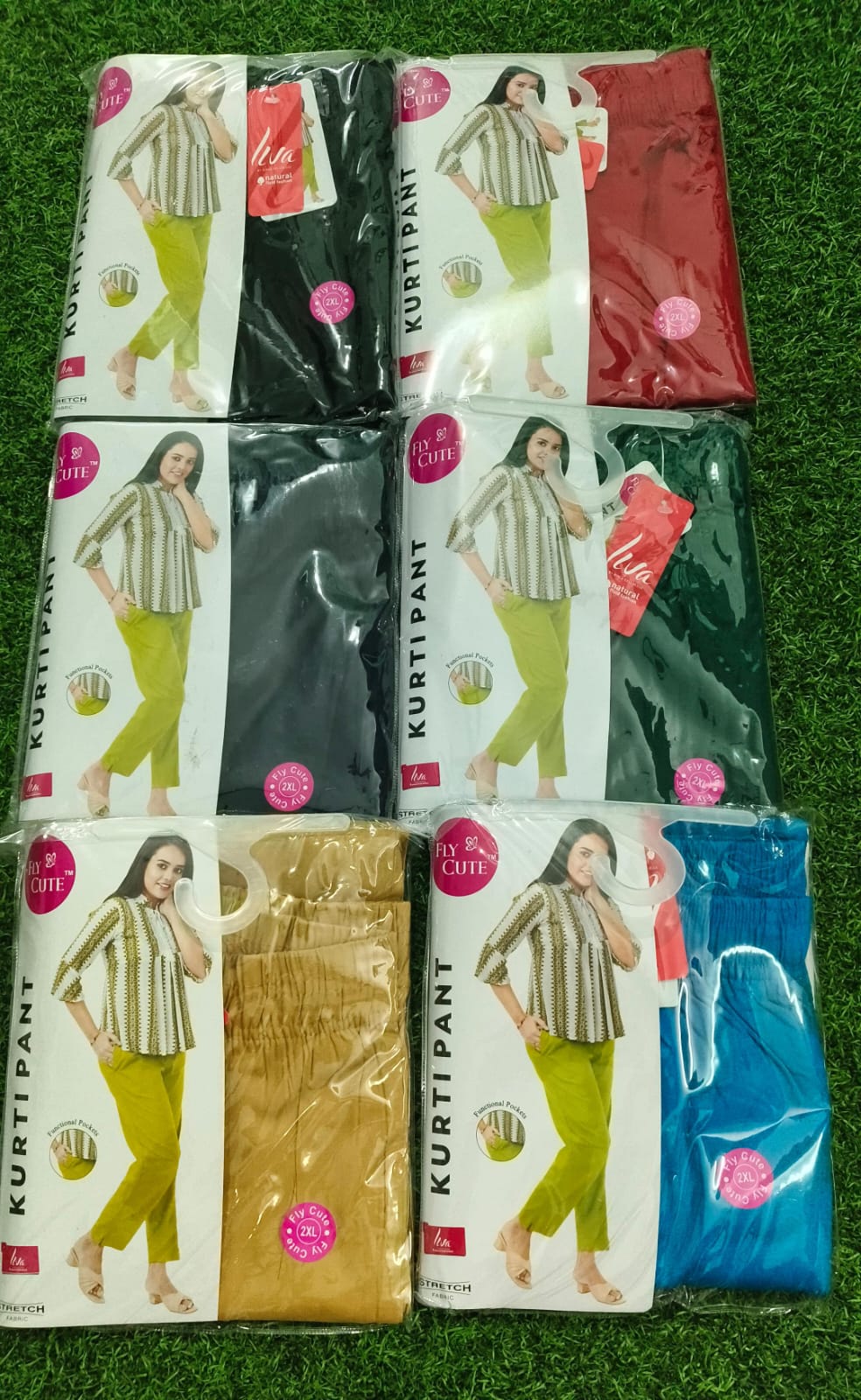 Fly Cute Brand Viscose Cotton Straight Pant