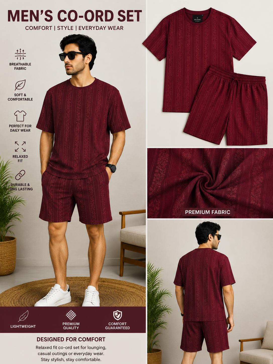 My Attire Brand Men's Co-Ord Set