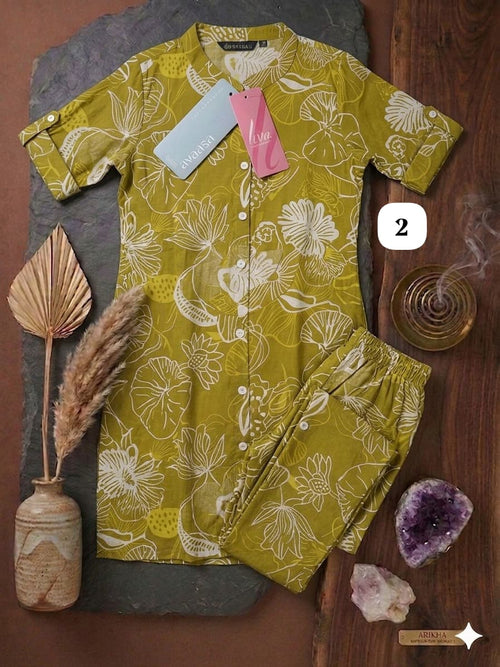 Avaasa Brand Kurti Co Ord Set