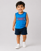 Boy's Sleeveless T-Shirt Combo no 35 (Pack of 5 pieces)