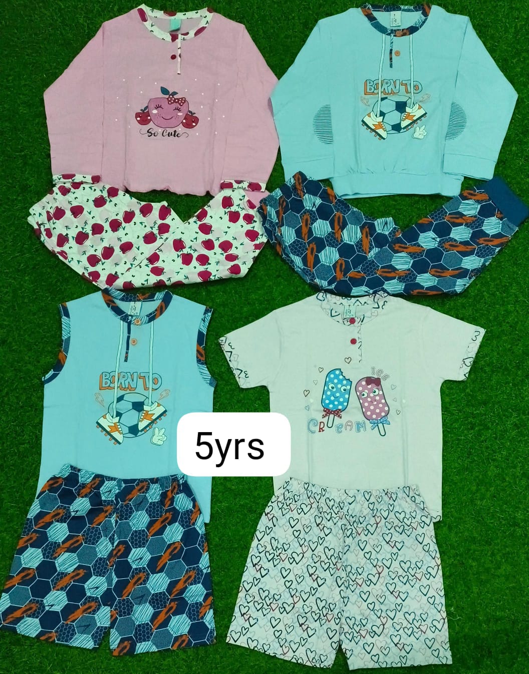 Kids Pants & Shorts Set