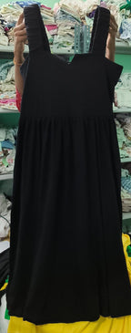 Women's Sleeveless Maxi with Broad Strap