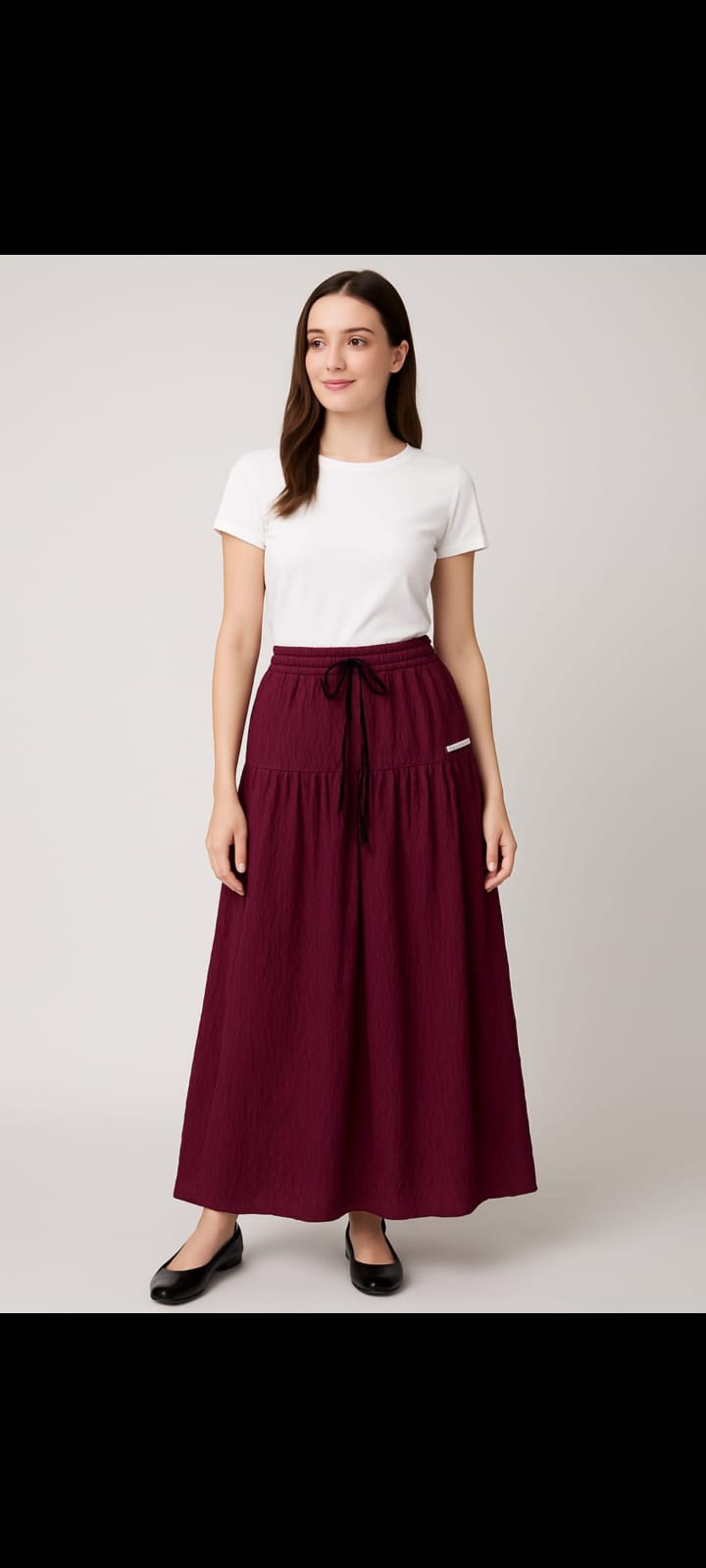 Korean Fashion Pleated Womens' Skirt