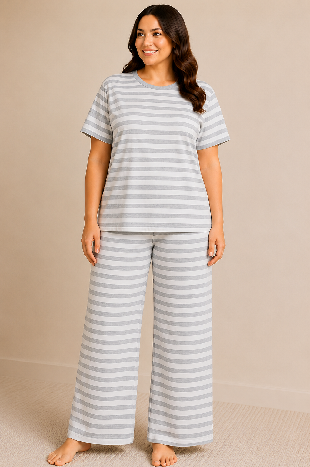 Jumbo Size Women's Co-Ord Set colour assorted