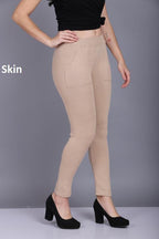 Jeggings with Double Side Pockets