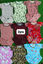 Kids AOP Pants Co Ord Set | Combo No 7