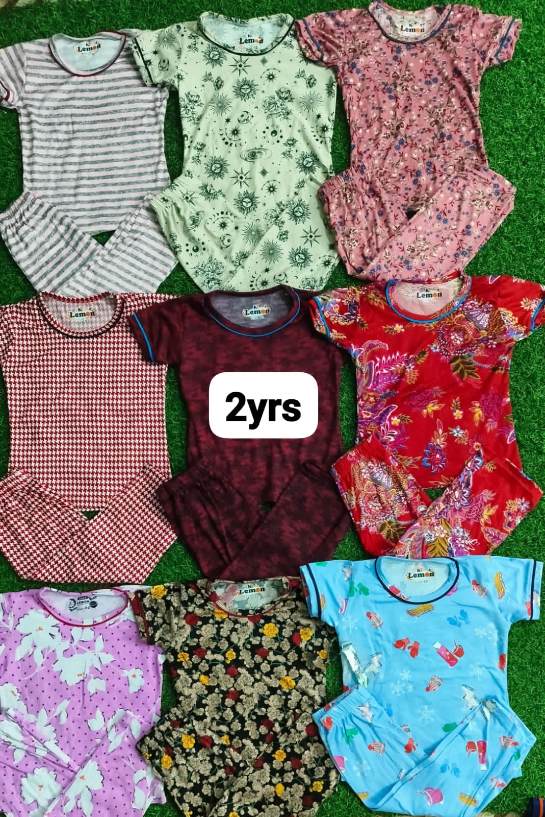 Kids AOP Pants Co Ord Set | Combo No 7