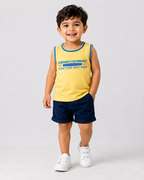 Boy's Sleeveless T-Shirt Combo no 35 (Pack of 5 pieces)