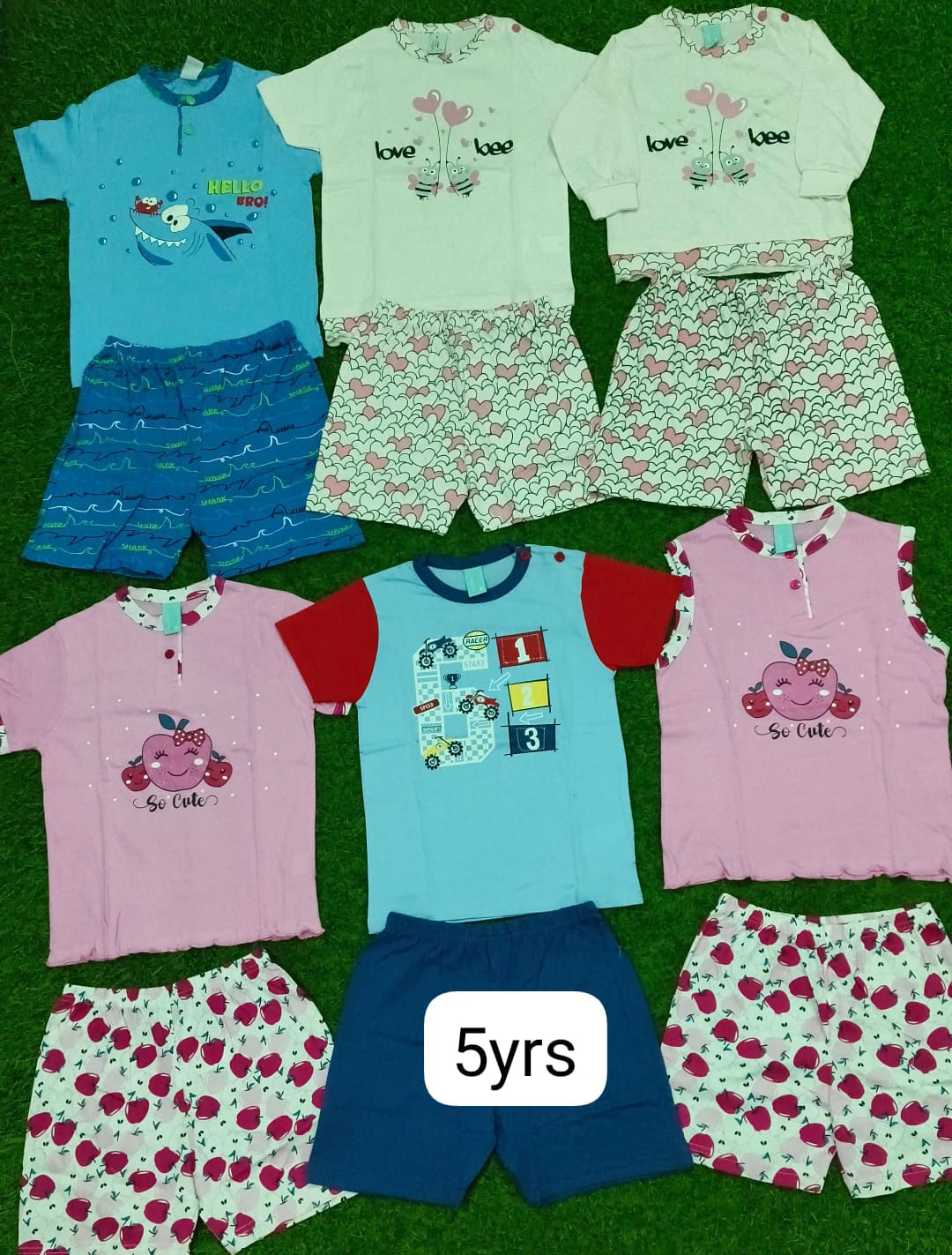 Kids Pants & Shorts Set