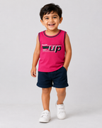 Boy's Sleeveless T-Shirt Combo no 35 (Pack of 5 pieces)