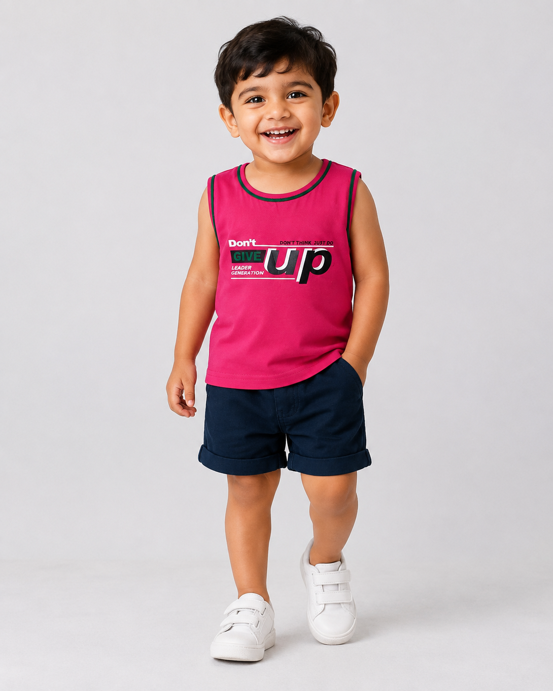 Boy's Sleeveless T-Shirt Combo no 35 (Pack of 5 pieces)