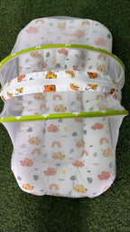 Baby bed with mosquito net cotton fabric