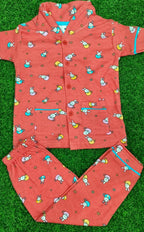 Unisex Kids’ Half-Sleeve Night Suit | Combo No 14