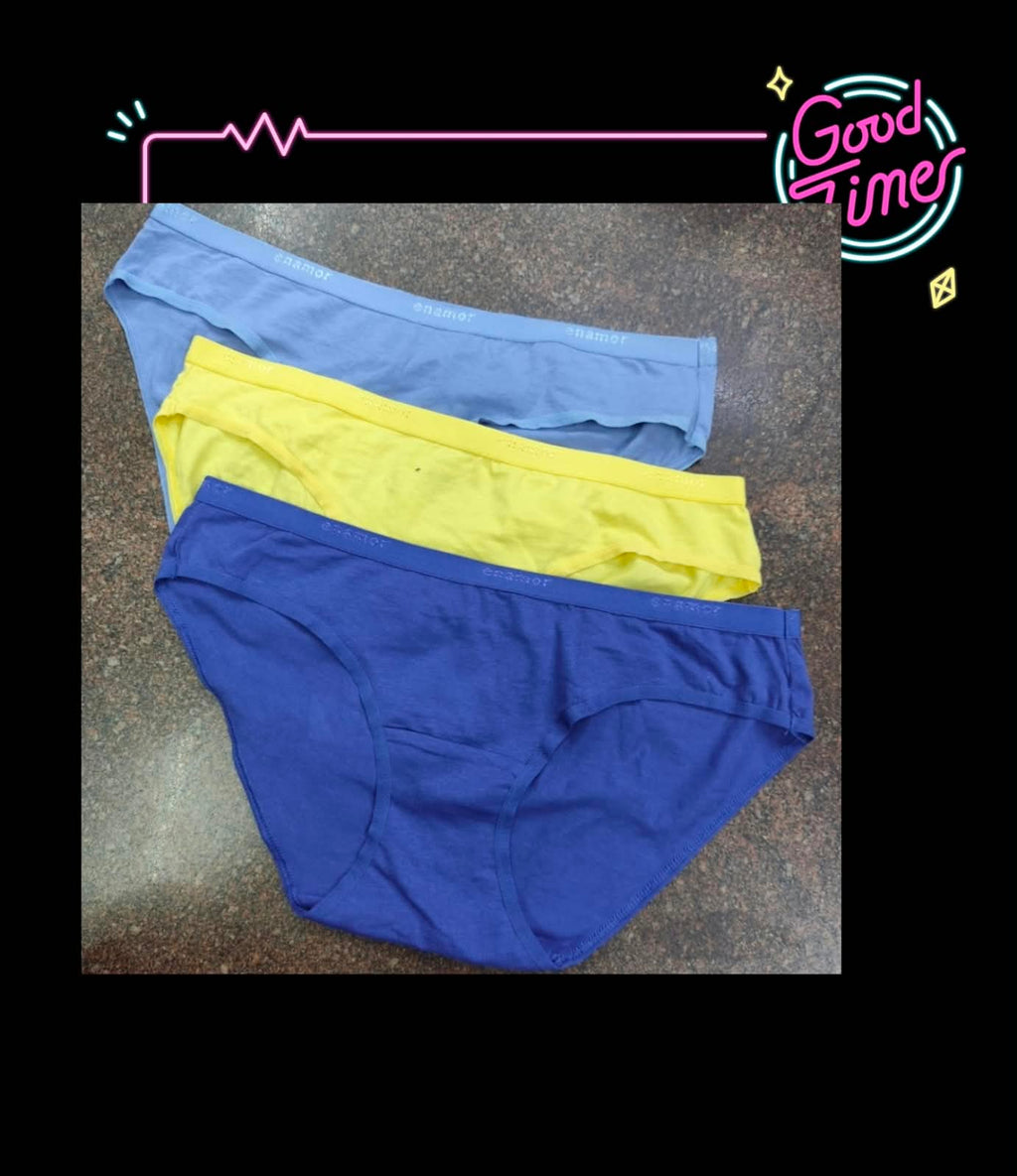 Enamour original branded women's brief pack of 5 pcs