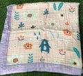 Baby crinkled 6layer muslin blanket