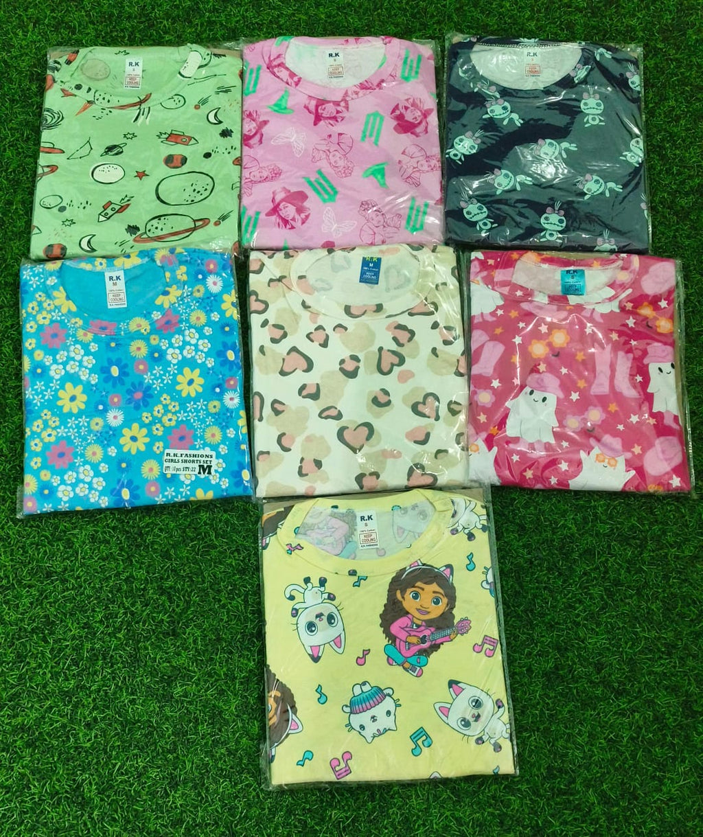 Kids Shorts Co-Ord Set | Combo No. 5