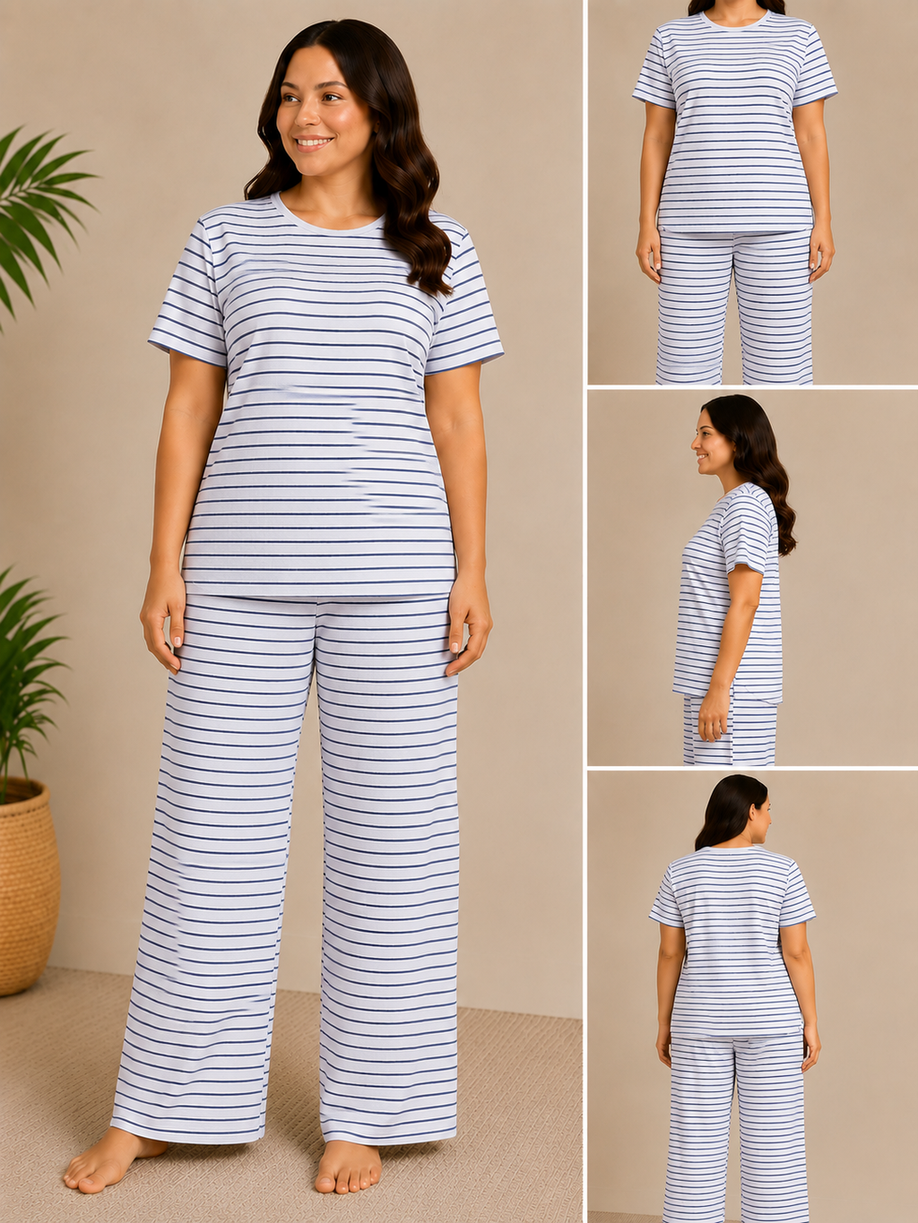 Jumbo Size Women's Co-Ord Set colour assorted