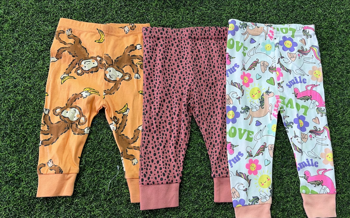 Infant branded pant assorted colours