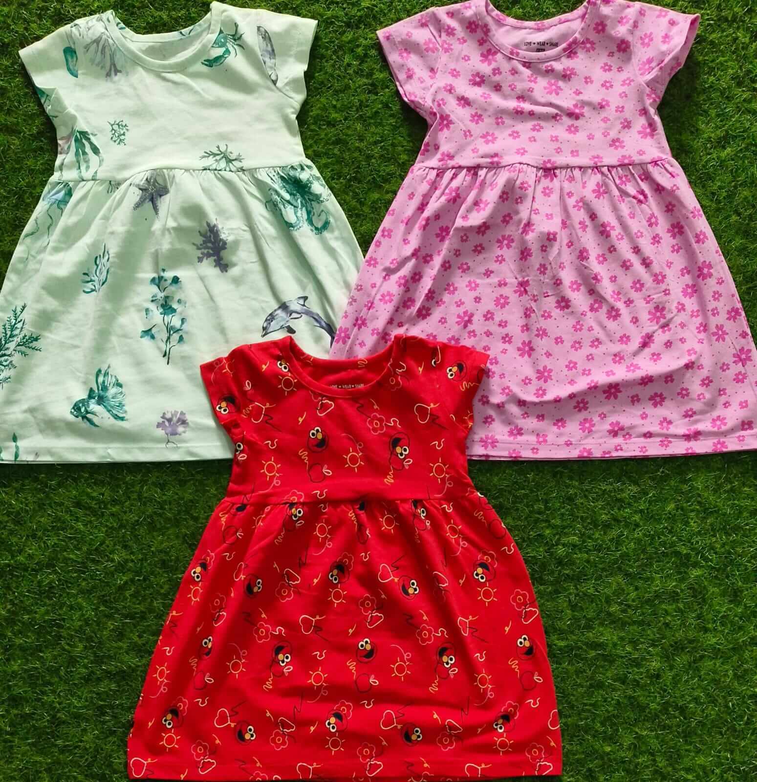 Branded Girl's Frocks | Wholesale MOQ 30pieces