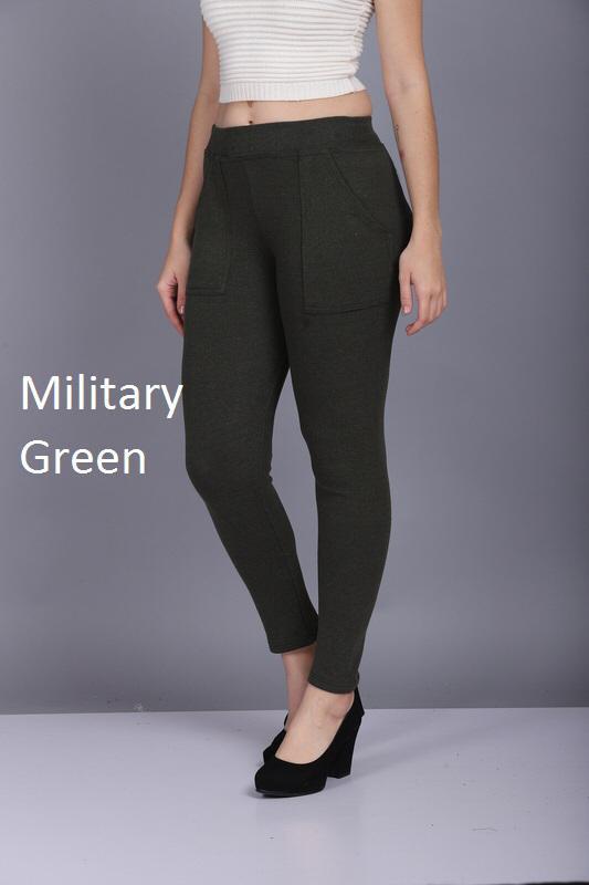 Jeggings with Double Side Pockets
