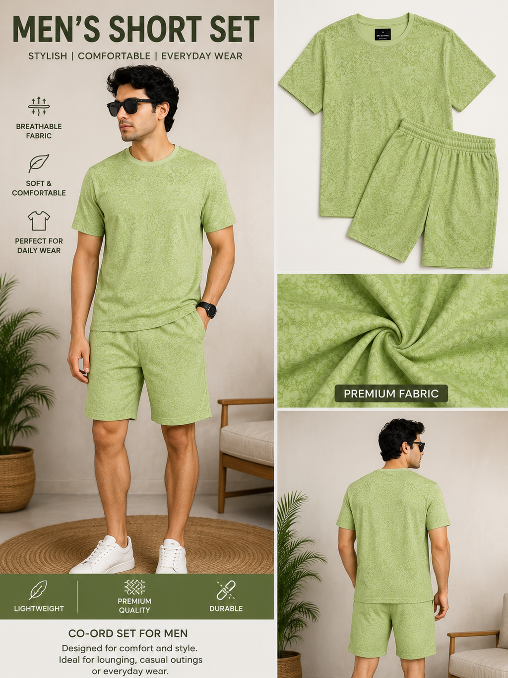 My Attire Brand Men's Co-Ord Set