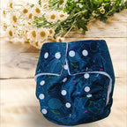 Organic Cotton Reusable Cloth Adjustable Diaper with Pad