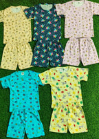 Unisex Kids Shorts Co-Ord Set | Combo No. 3