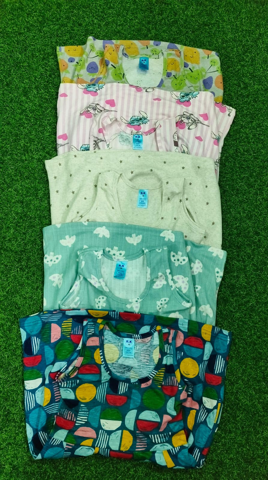 Big Girls’ Sleeveless Frocks | Combo No 19