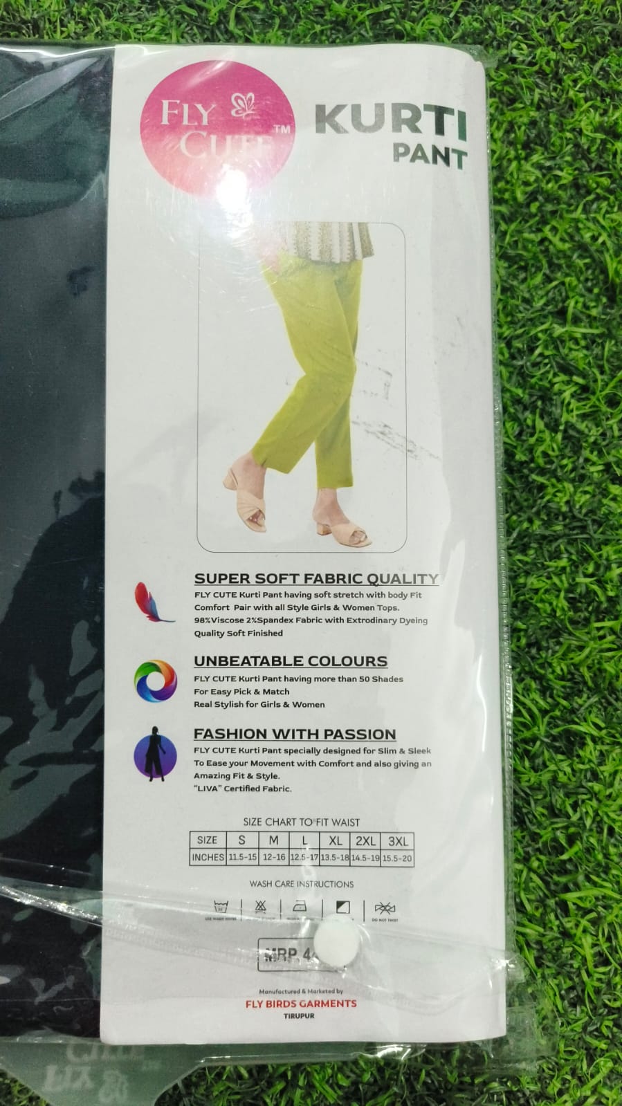 Fly Cute Brand Viscose Cotton Straight Pant