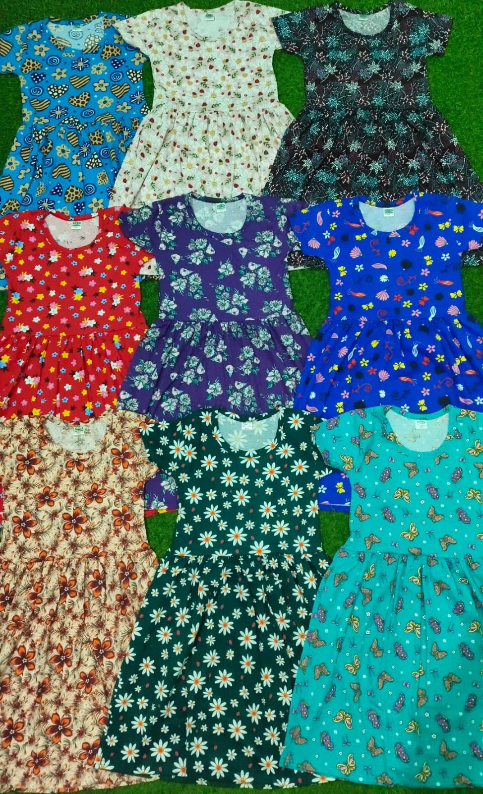 Girl's AOP Frock (D1) | Wholesale