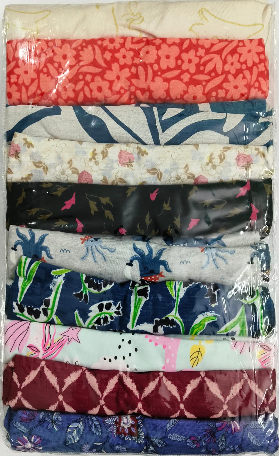 Round Neck Womens T-Shirt | Combo No 4 (Pack of 5 pieces)