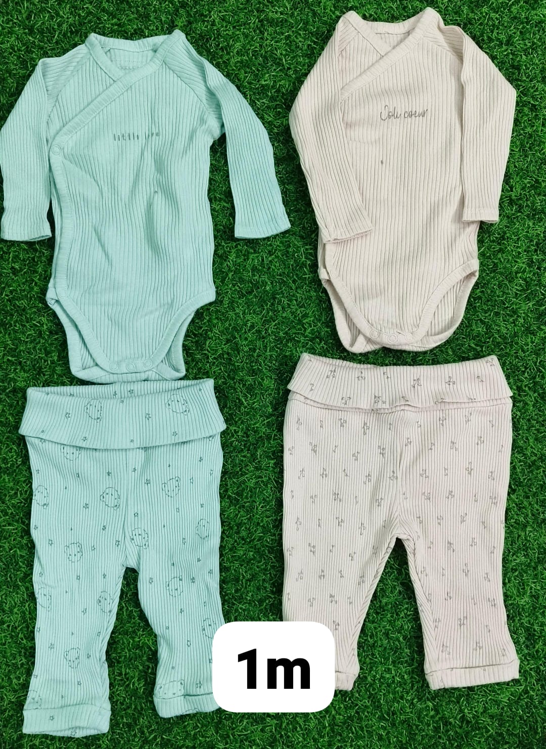 Organic Cotton Baby Romper Set