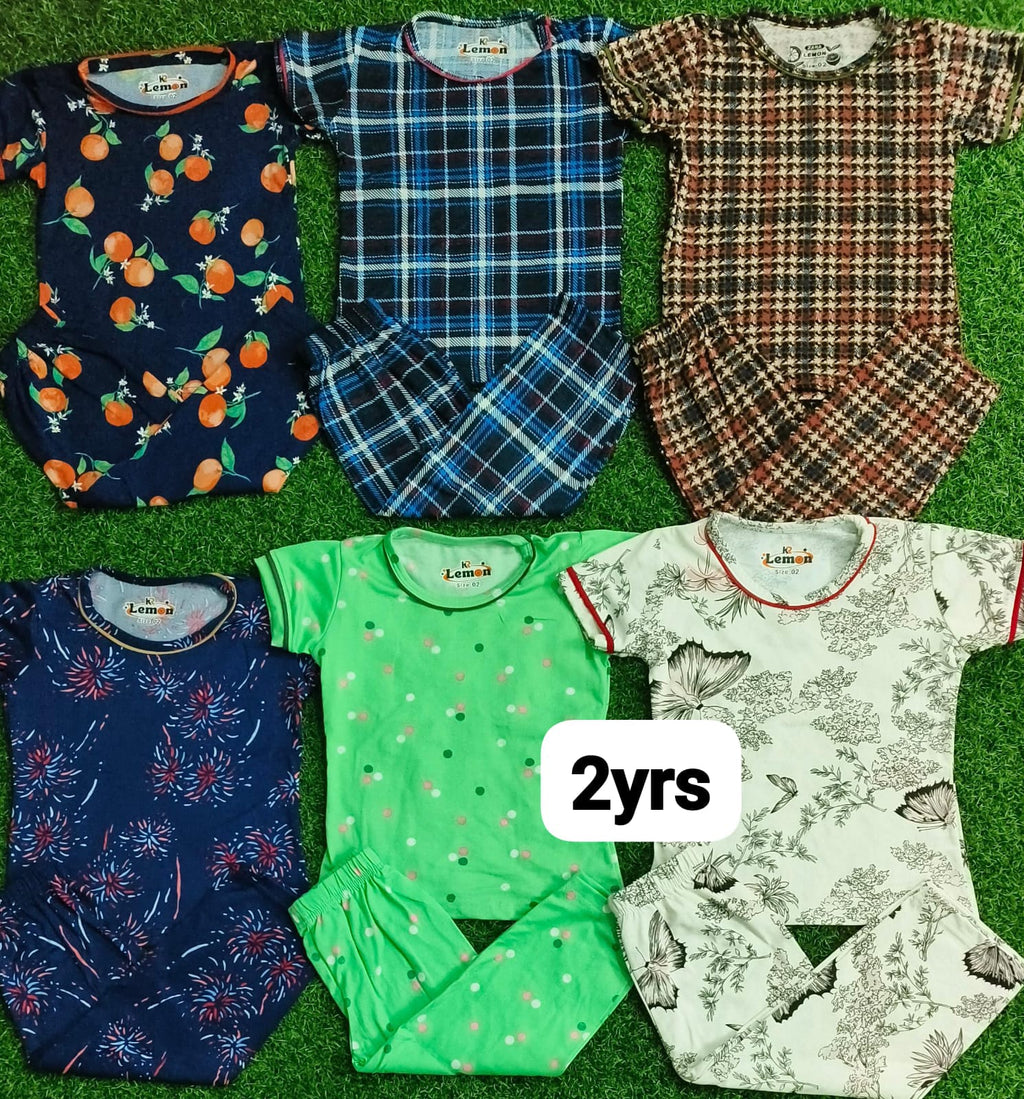 Kids AOP Pants Co Ord Set | Combo No 7