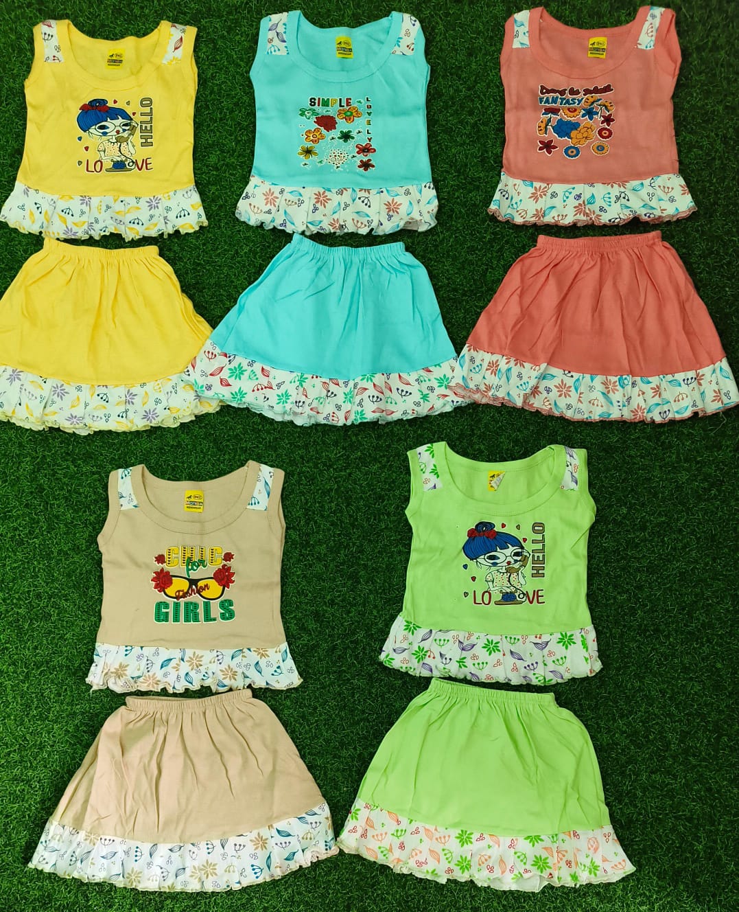 Baby Girls' Skirt Set | Combo No 26
